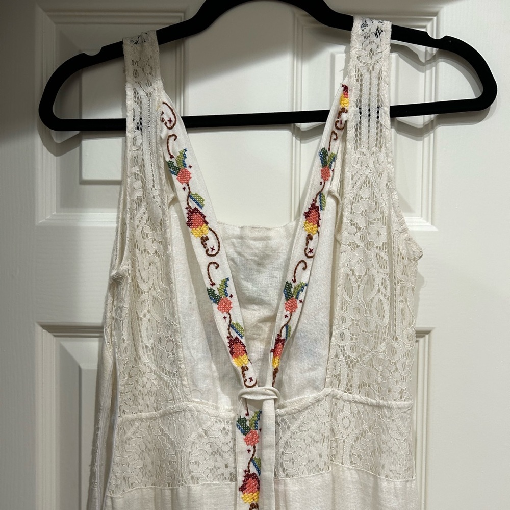 Farm Rio Embroidered Lace Maxi Dress - Picture 5 of 6
